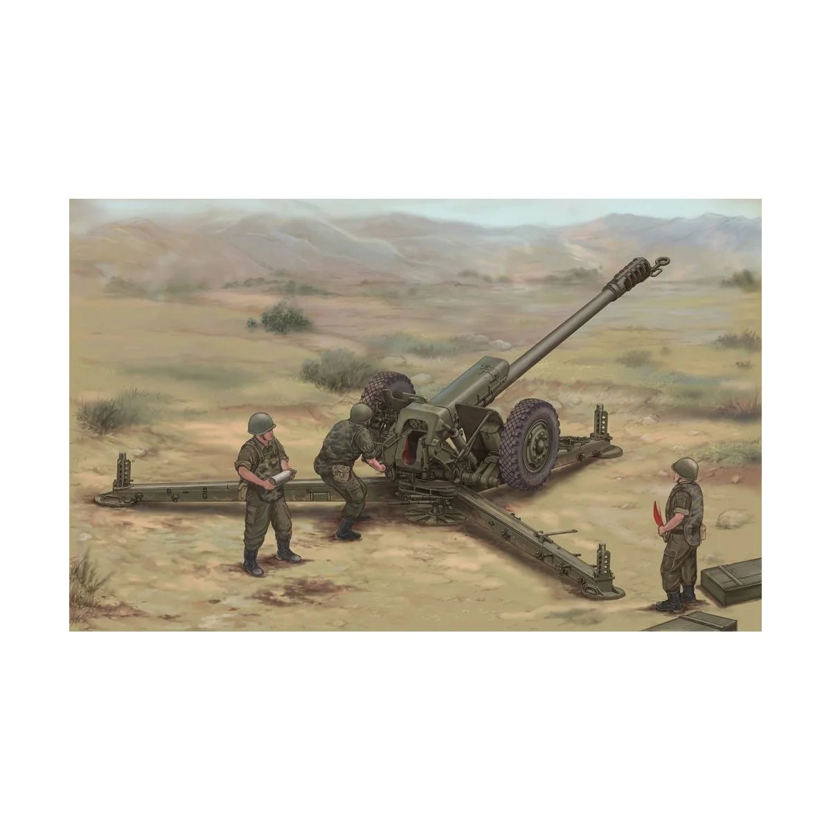 Soviet D30 122mm Howitzer-Late Version, 1/35 - Trumpeter 02329