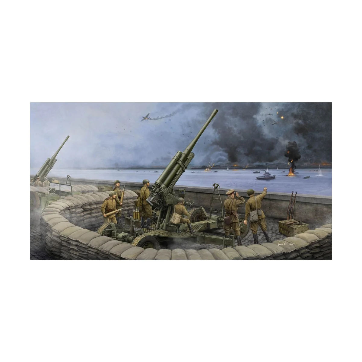 Soviet 52-K 85mm Air Defense Gun M1943, 1/35 - Trumpeter 02342 Soviet 52-K 85mm Air Defense Gun M1943, 1/35 - Trumpeter 02342