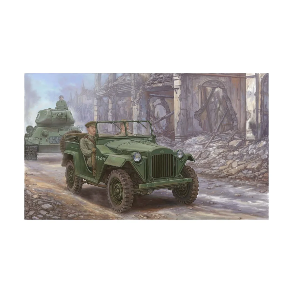 Soviet GAZ-67B Military Vehickles, 1/35 - Trumpeter 02346