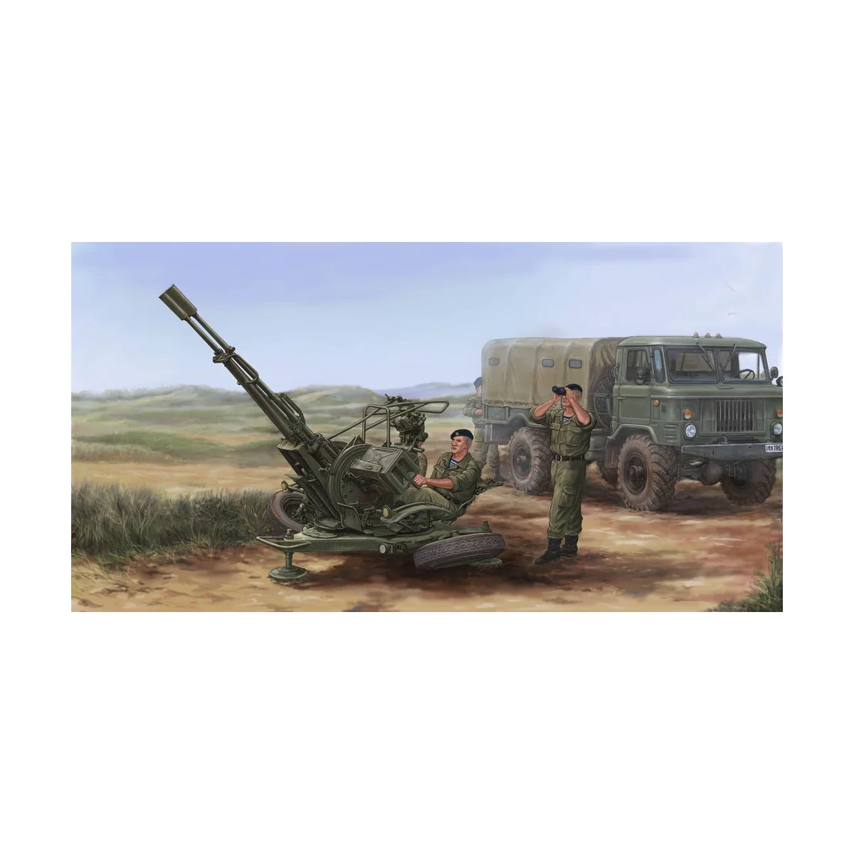 Russian ZU-23-2 Anti-Aircraft Gun, 1/35 - Trumpeter 02348 Russian ZU-23-2 Anti-Aircraft Gun, 1/35 - Trumpeter 02348