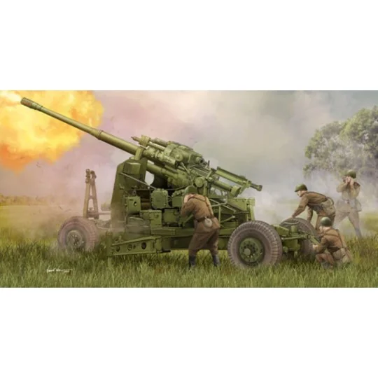 Soviet 100mm Air Defence Gun KS-19M2, 1/35 - Trumpeter 02349