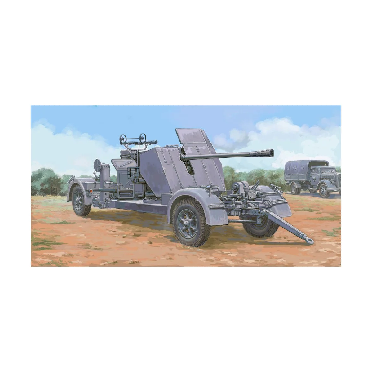 German 5cm FLAK 41, 1/35 - Trumpeter 02350