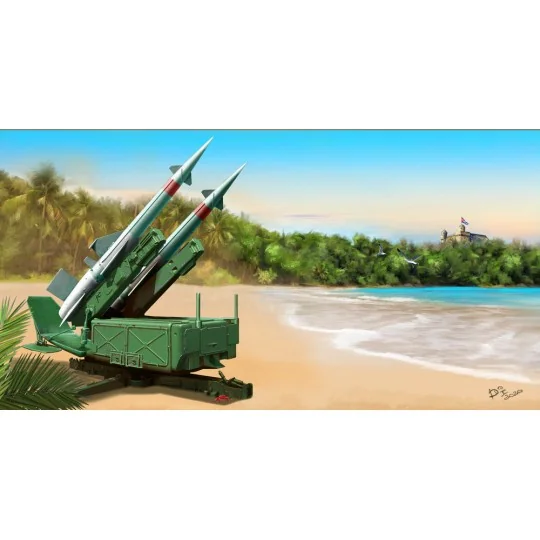 Soviet 5P71 Launcher with 5V27 Missile Pechora (SA-3B Goa) Rounds L... Soviet 5P71 Launcher with 5V27 Missile Pechora (SA-3B Goa) Rounds L...