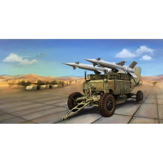 Soviet 5P71 Launcher with 5V27 Missile Pechora (SA-3B Goa) - Trumpe...