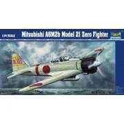 Mitsubishi A6M2b Zero Typ 21, 1/24 - Trumpeter 02405