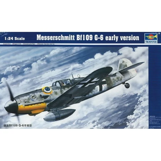 Messerschmitt Bf 109 G-6 frühe Version, 1/24 - Trumpeter 02407 Messerschmitt Bf 109 G-6 frühe Version, 1/24 - Trumpeter 02407