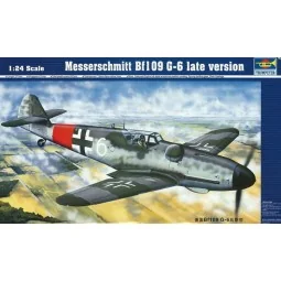 Messerschmitt Bf 109 G-6 späte Version, 1/24 - Trumpeter 02408