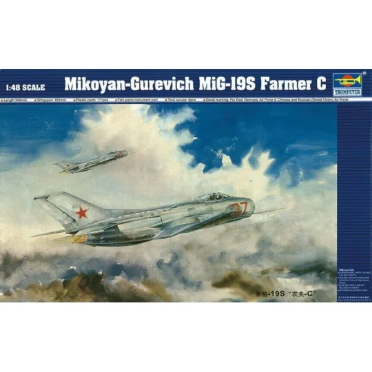 MiG-19 S Farmer C, 1/48 - Trumpeter 02803 MiG-19 S Farmer C, 1/48 - Trumpeter 02803