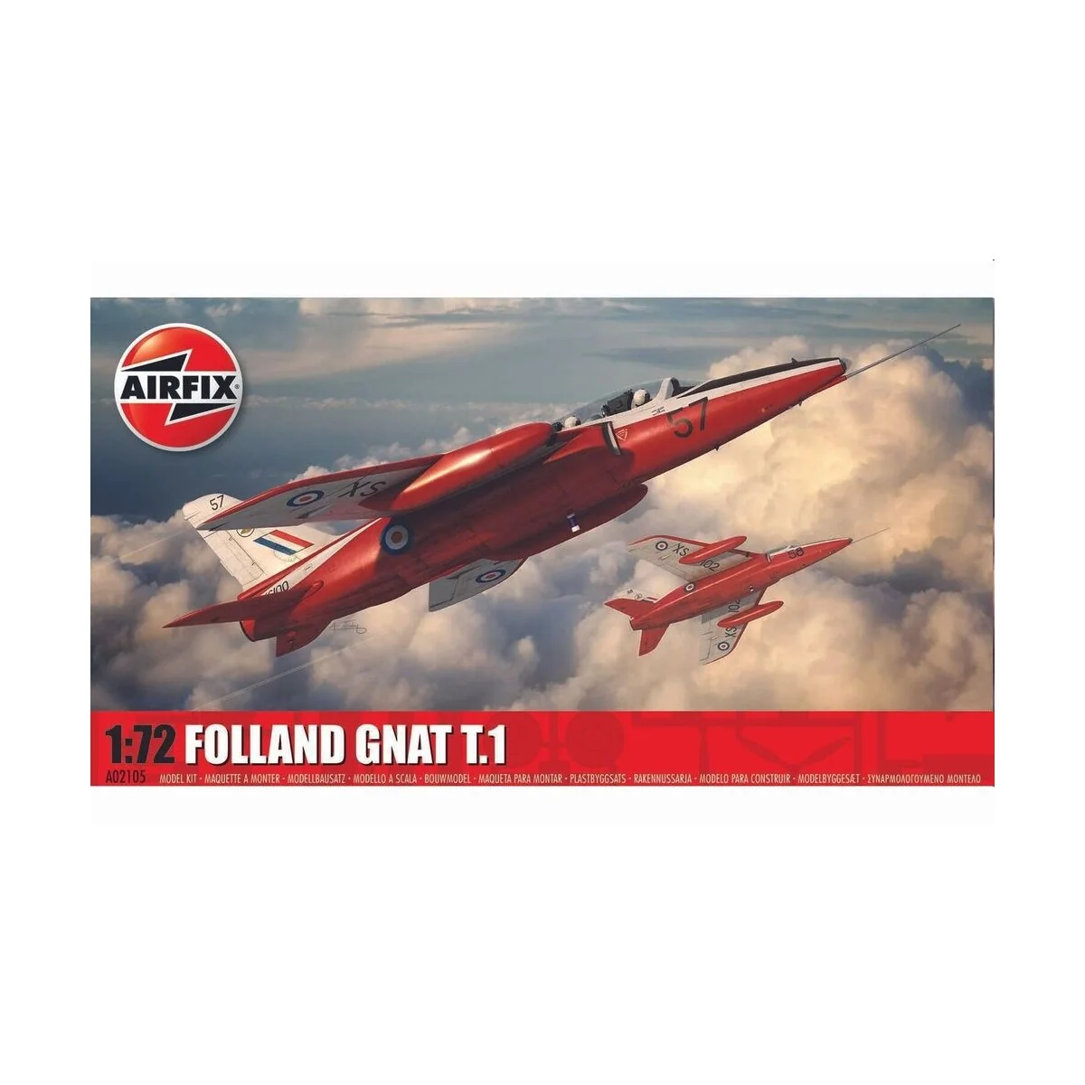 Folland Gnat T.1, 1/72 - Airfix A02105 Folland Gnat T.1, 1/72 - Airfix A02105
