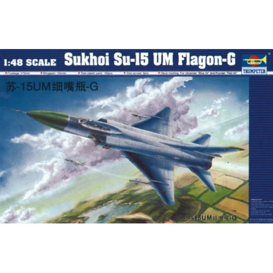 Sukhoi Su-15 UM Flagon F, 1/48 - Trumpeter 02812 Sukhoi Su-15 UM Flagon F, 1/48 - Trumpeter 02812
