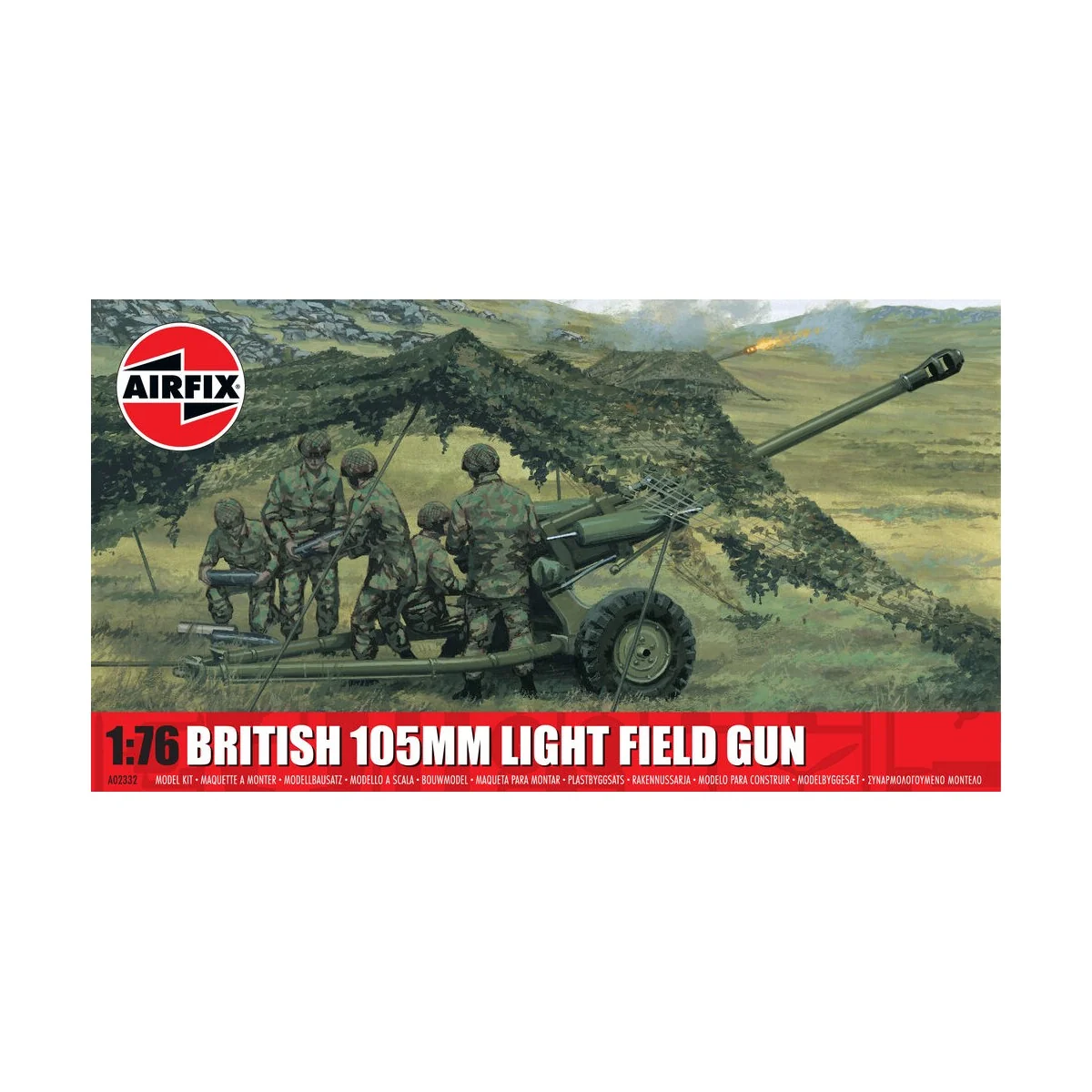 British 105mm Light Field Gun - Airfix A02332