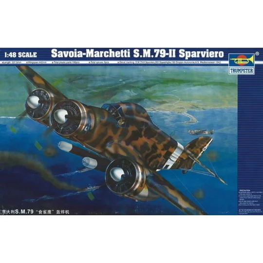 Savoia Marchetti SM-79 II Sparviero - Trumpeter 02817