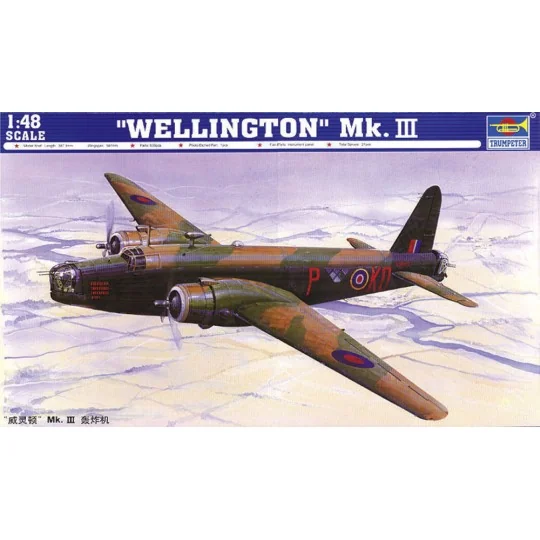 Wellington Mk. III, 1/48 - Trumpeter 02823 Wellington Mk. III, 1/48 - Trumpeter 02823