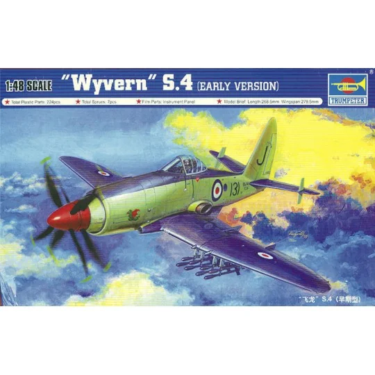 Wyvern S.4 Early Version, 1/48 - Trumpeter 02843 Wyvern S.4 Early Version, 1/48 - Trumpeter 02843