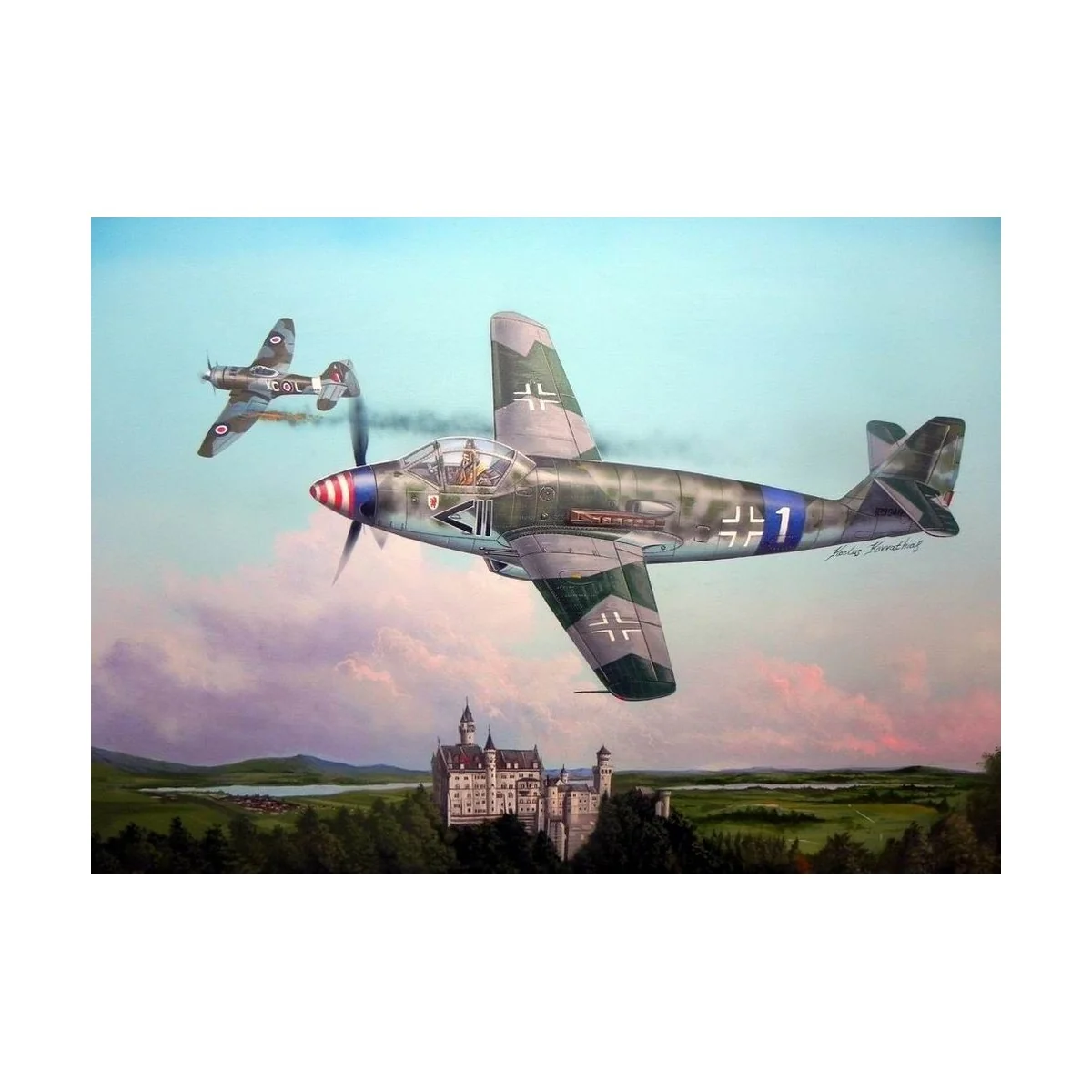 German Messerschmitt Me509 Fighter - Trumpeter 02849