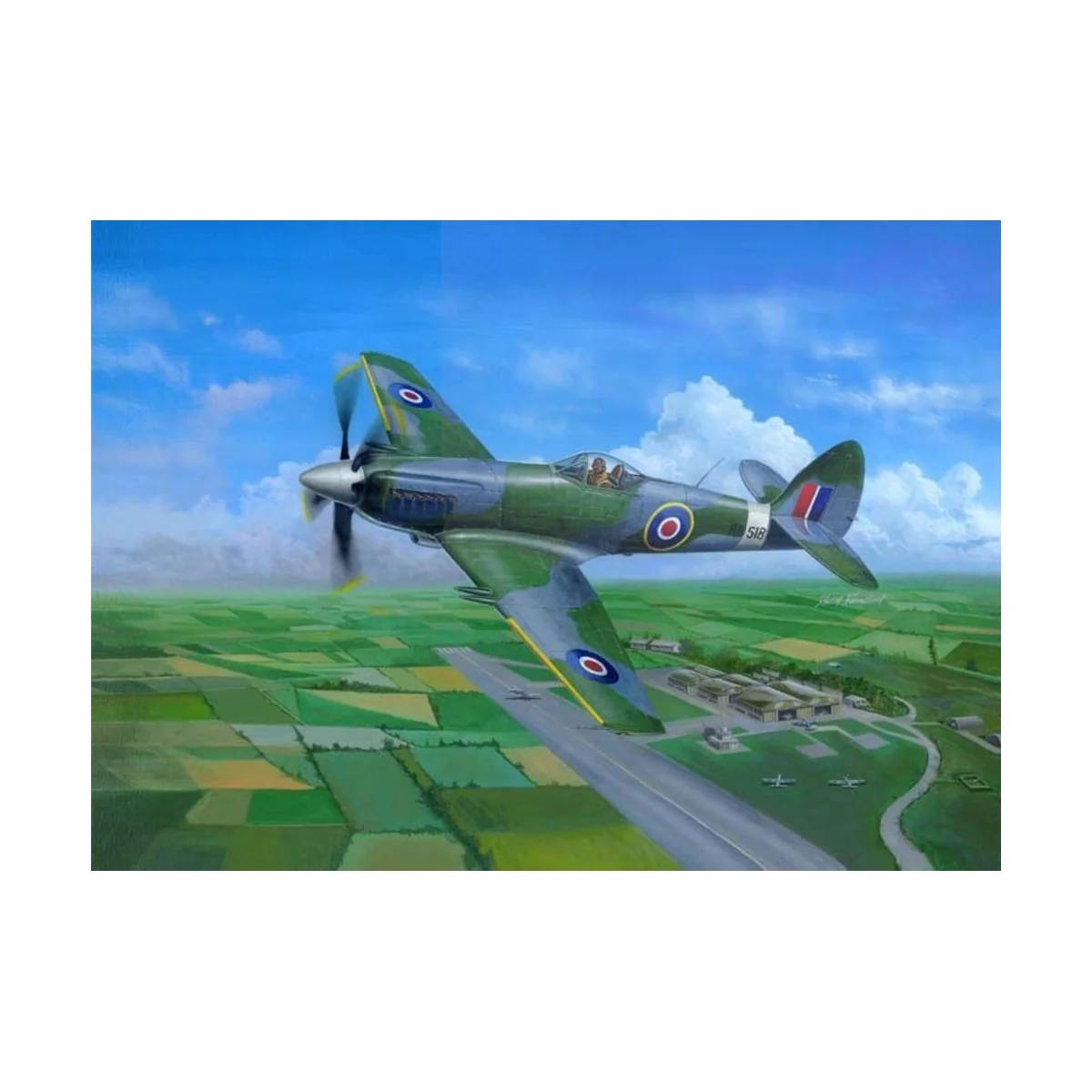 Supermarine Spiteful F.MK.14 Fighter, 1/48 - Trumpeter 02850