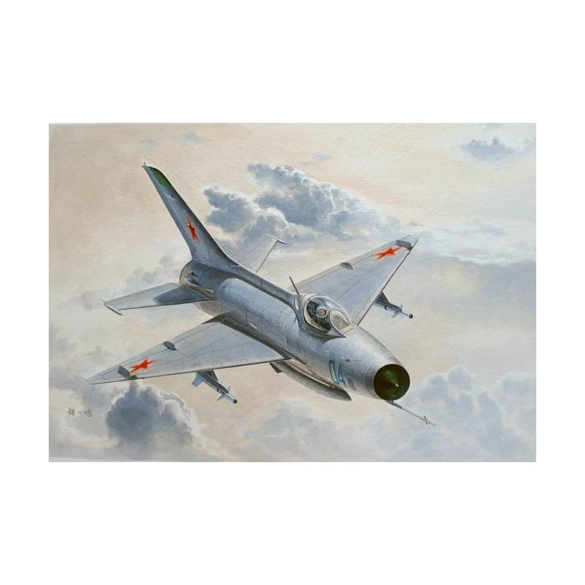 MiG-21 F-13/J-7 Fighter, 1/48 - Trumpeter 02858