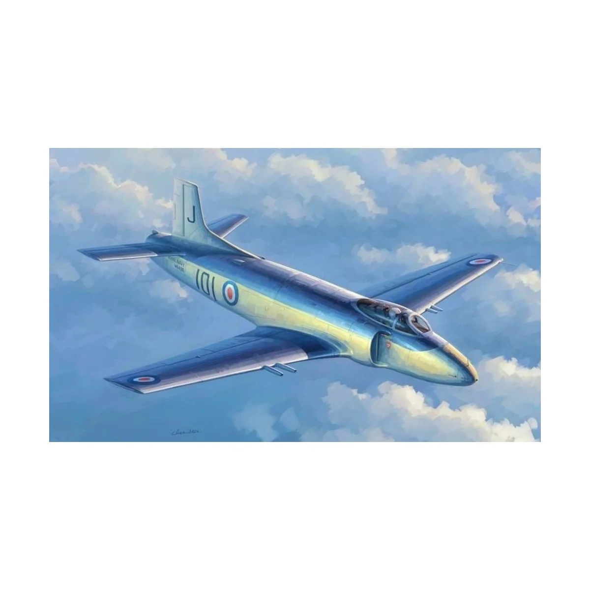 Supermarine Attacker F.1 Fighter, 1/48 - Trumpeter 02866 Supermarine Attacker F.1 Fighter, 1/48 - Trumpeter 02866