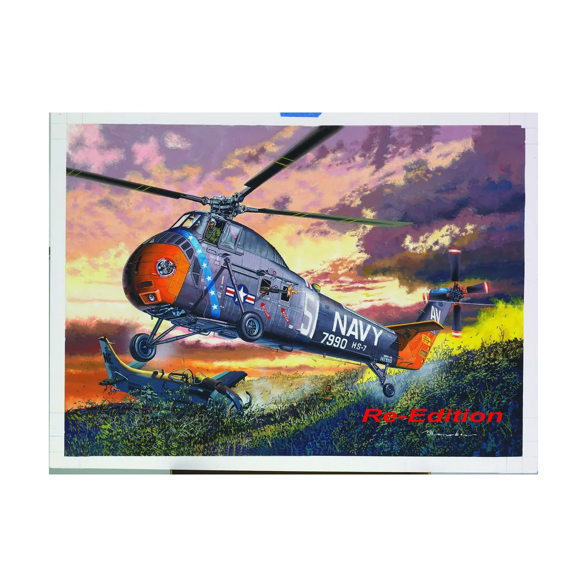 H-34 US NAVY RESCUE, 1/48 - Trumpeter 02882