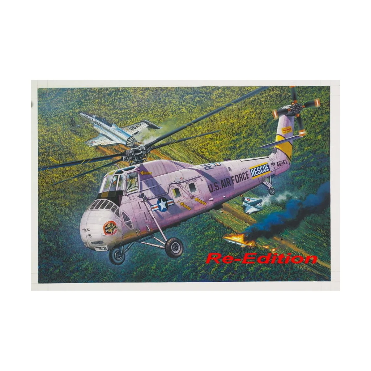 HH-34J USAF Combat Rescue - Re-Edition, 1/48 - Trumpeter 02884