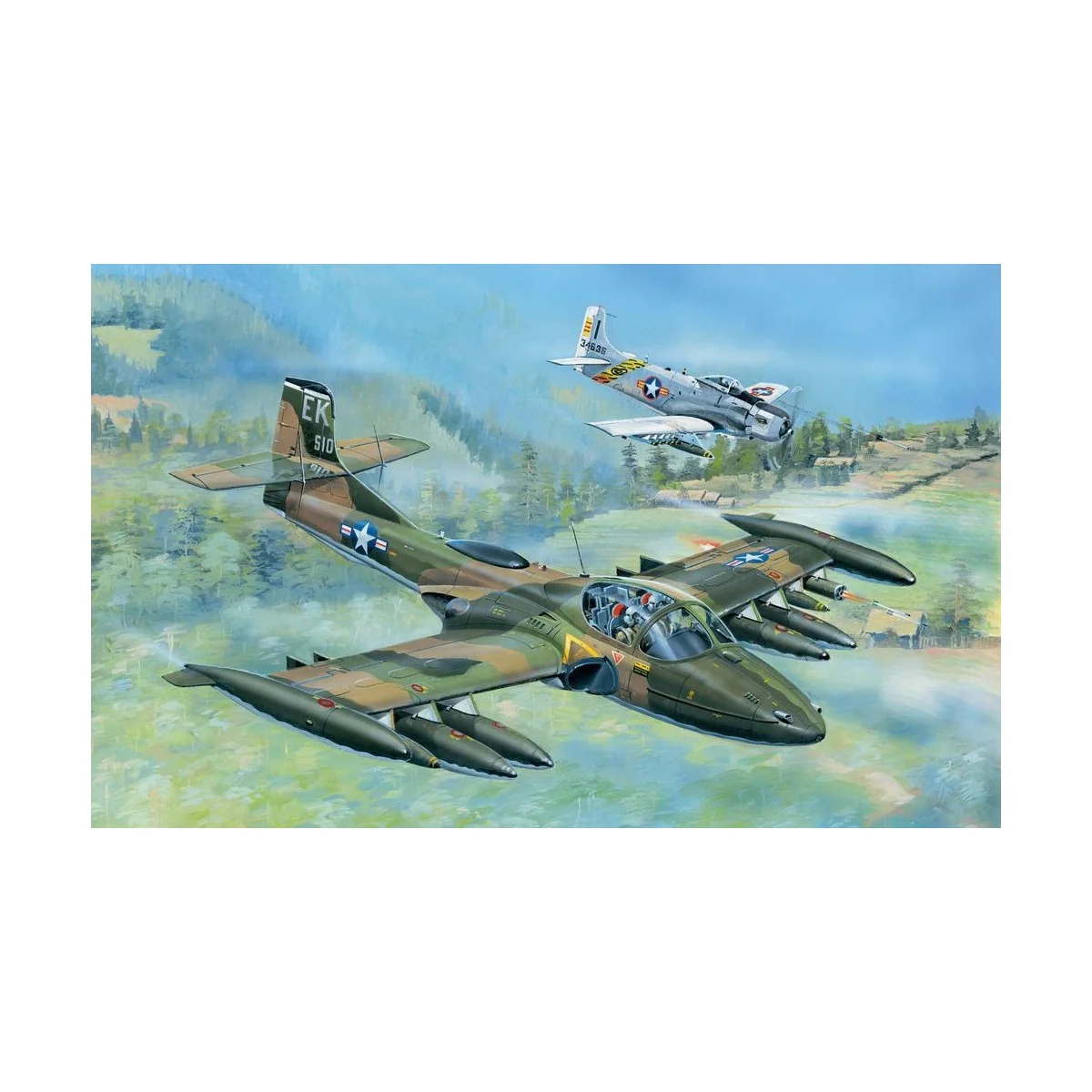 US A-37A Dragonfly Light Ground-Attack, 1/48 - Trumpeter 02888
