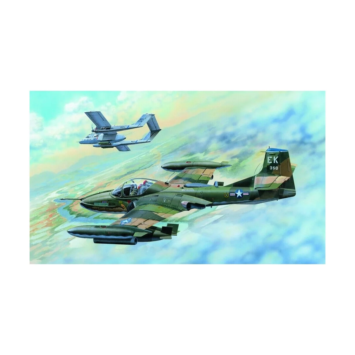 US A-37B Dragonfly Light Ground-Attack - Trumpeter 02889