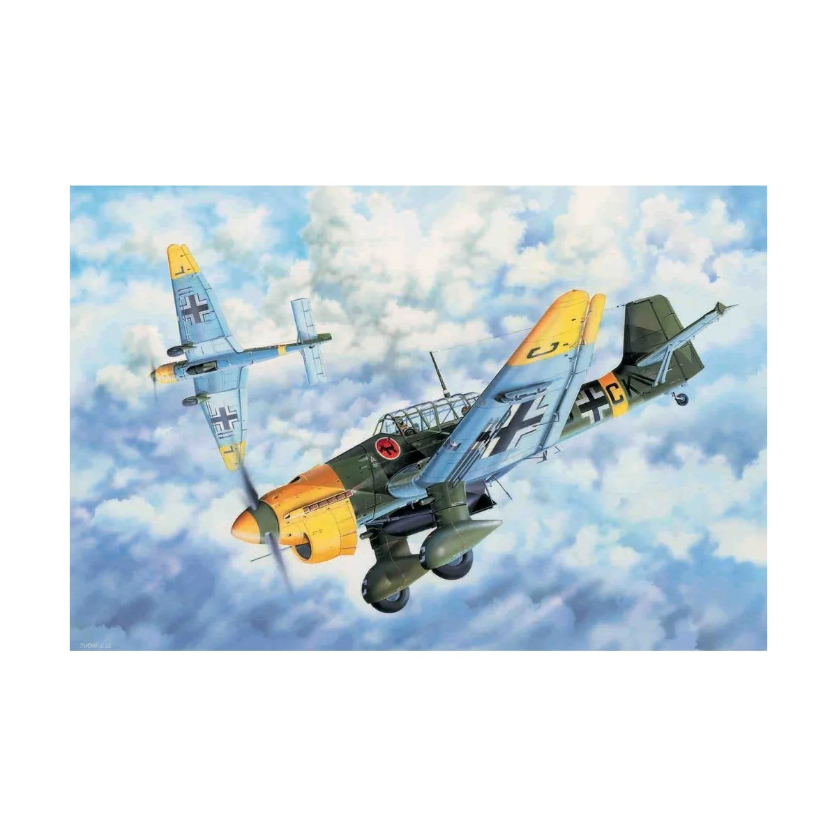 Junkers Ju-87B-2 Stuka, 1/32 - Trumpeter 03214