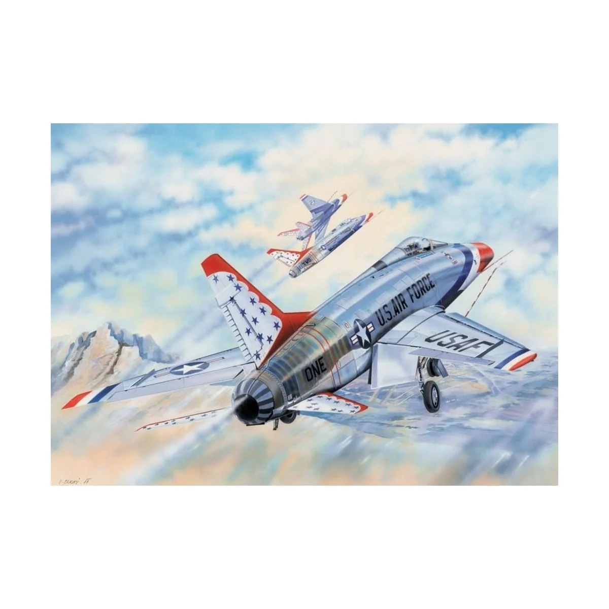 F-100D in Thunderbirds livery, 1/32 - Trumpeter 03222