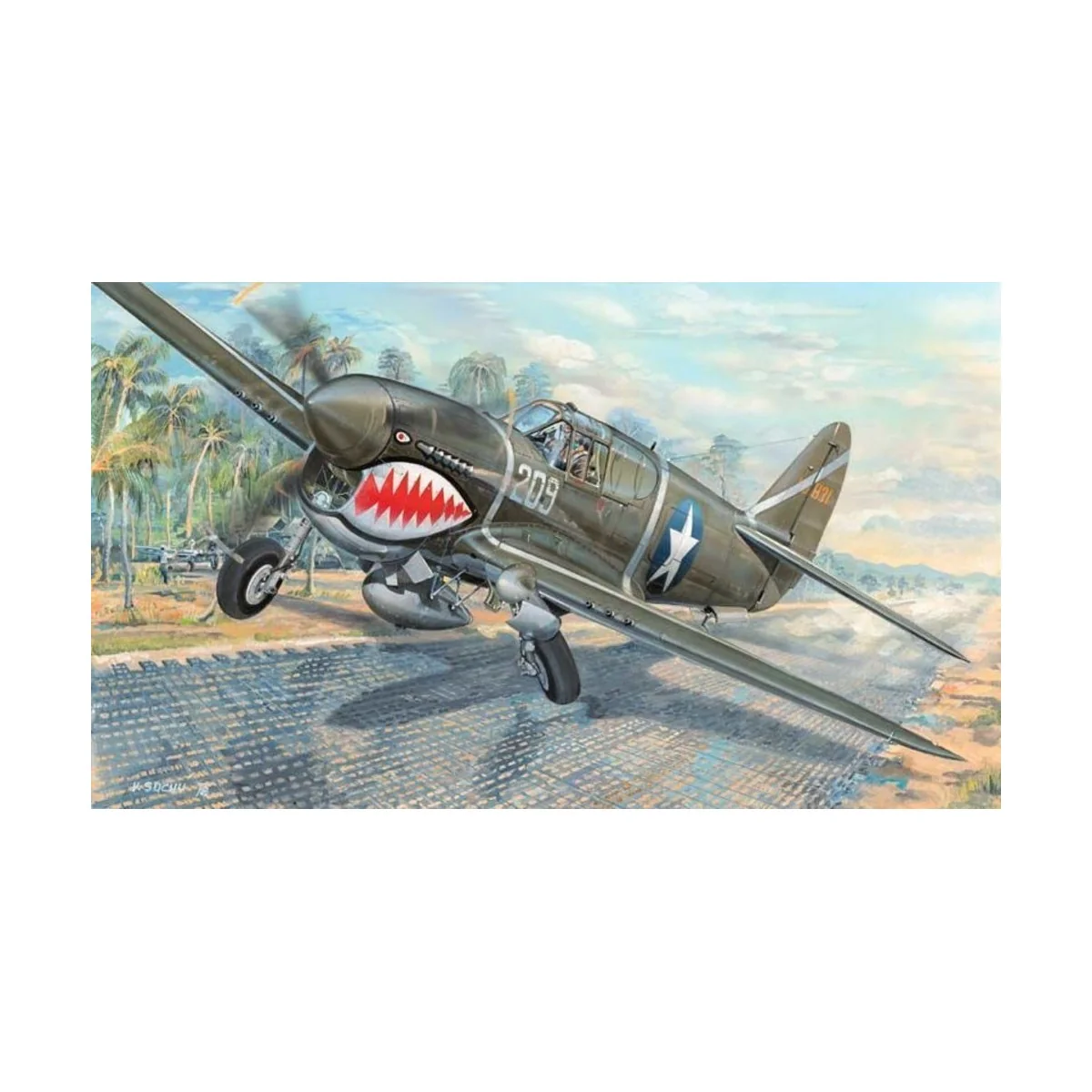 P-40F War Hawk, 1/32 - Trumpeter 03227 P-40F War Hawk, 1/32 - Trumpeter 03227