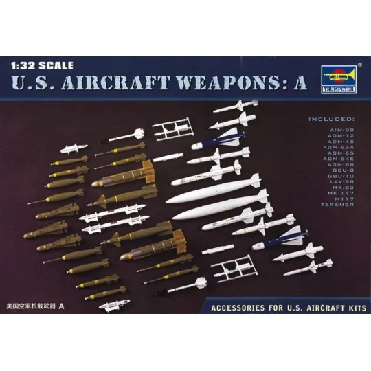 US Aircraft Weapons I, 1/32 - Trumpeter 03302 US Aircraft Weapons I, 1/32 - Trumpeter 03302
