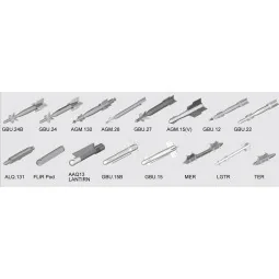 US aircraft weapons - Guided Bombs - Trumpeter 03304