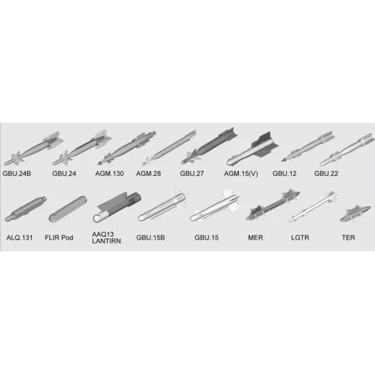 US aircraft weapons - Guided Bombs, 1/32 - Trumpeter 03304