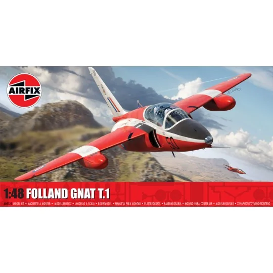 Folland Gnat T.1, 1/48 - Airfix A05123 Folland Gnat T.1, 1/48 - Airfix A05123