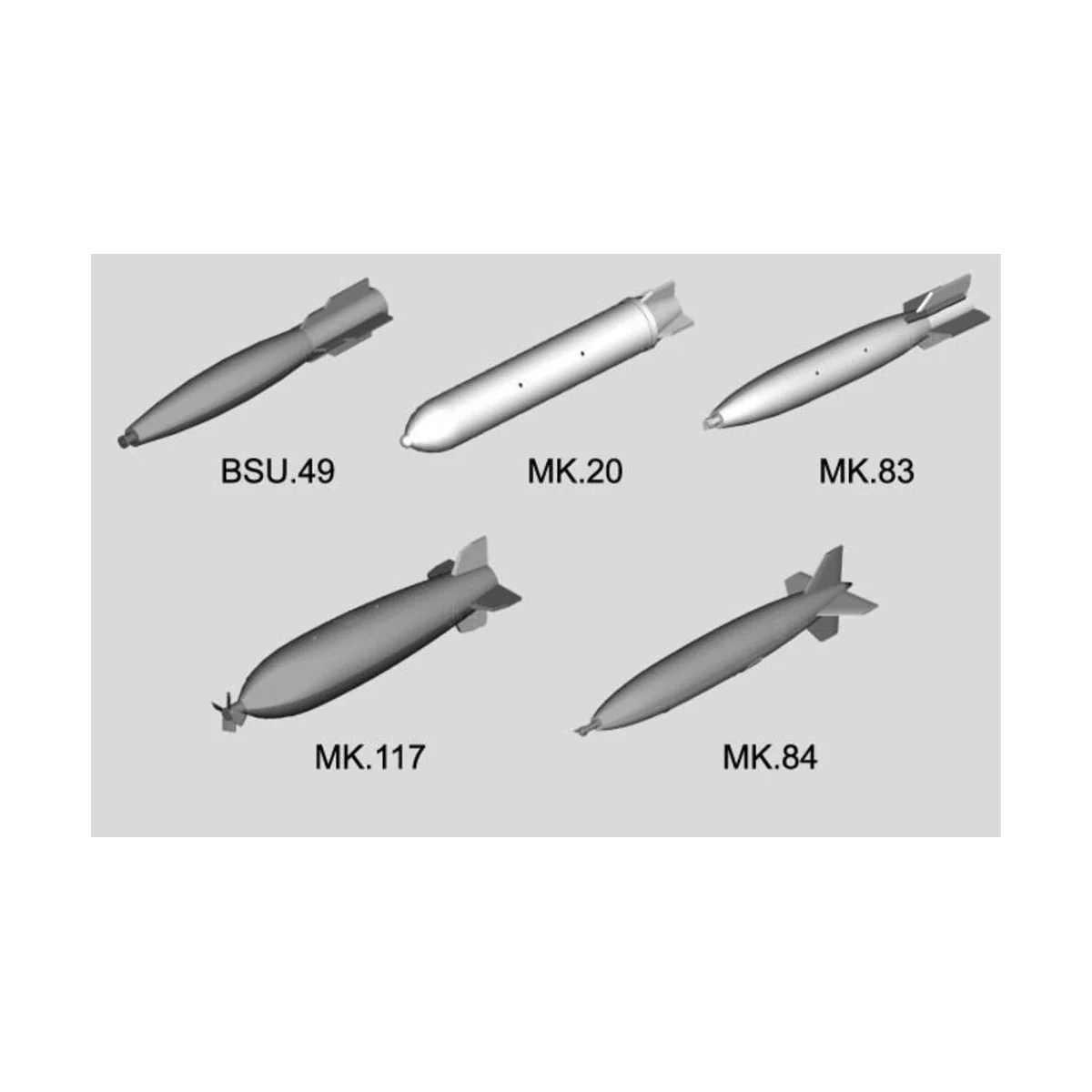 Smart Missiles (26 pcs.) - Trumpeter 03307