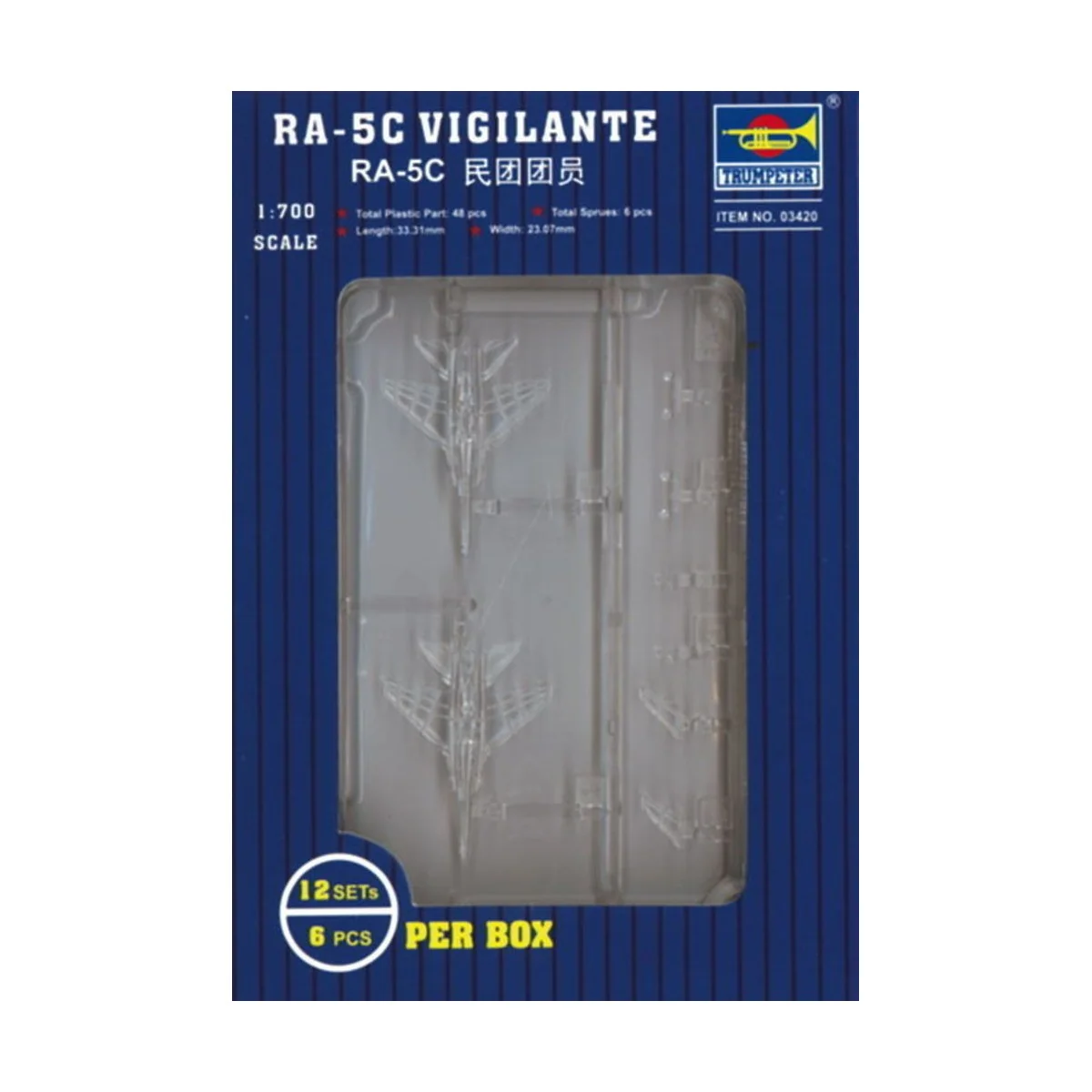 RA-5C Vigilante, 1/700 - Trumpeter 03420