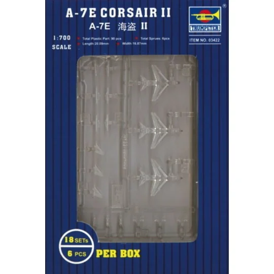 A-7E Corsair II, 1/700 - Trumpeter 03422 A-7E Corsair II, 1/700 - Trumpeter 03422