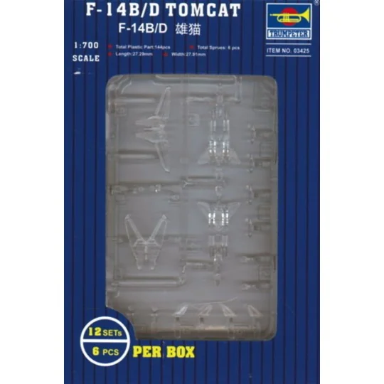 F-14B/D Tomcat, 1/700 - Trumpeter 03425