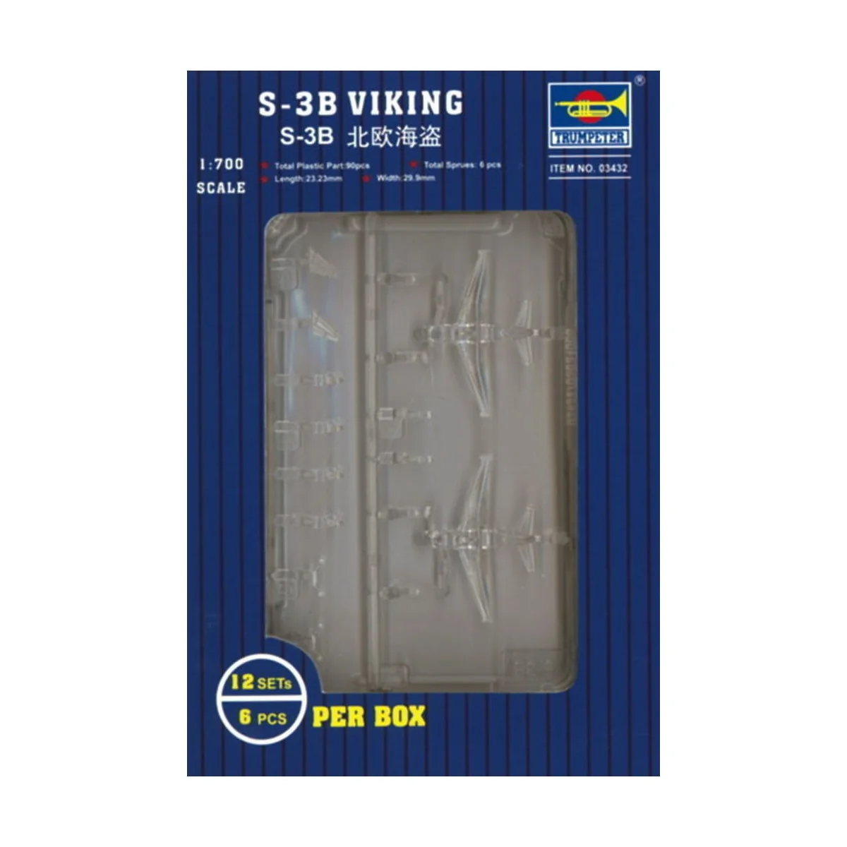 S-3B Viking, 1/700 - Trumpeter 03432 S-3B Viking, 1/700 - Trumpeter 03432