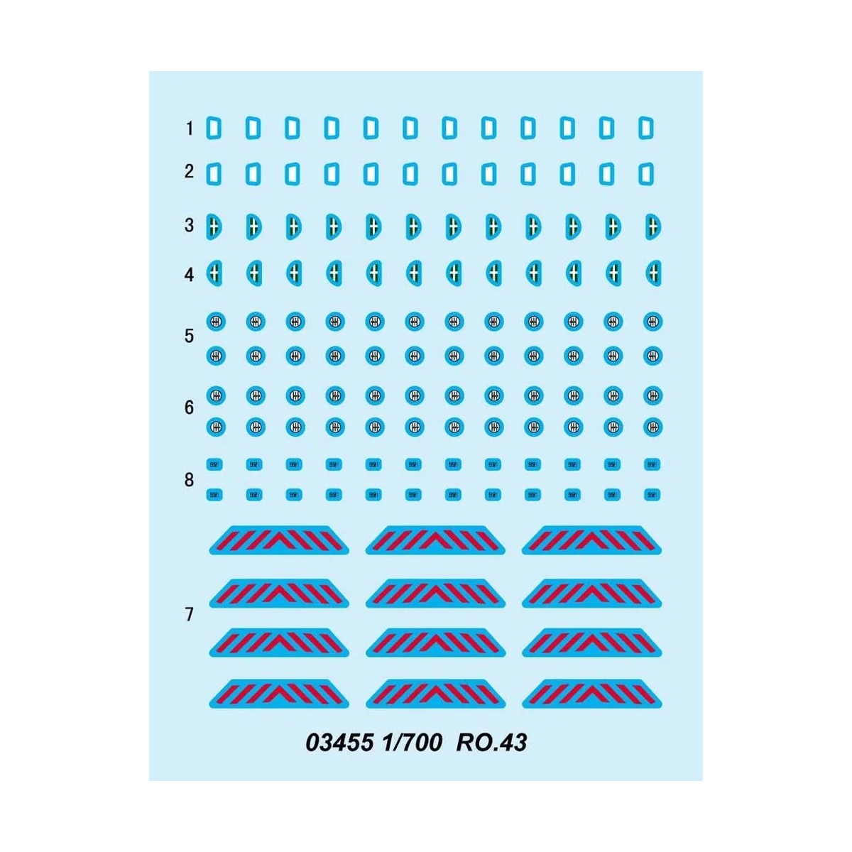 RO.43, 1/700 - Trumpeter 03455 RO.43, 1/700 - Trumpeter 03455