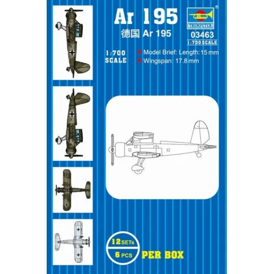 Ar 195, 1/700 - Trumpeter 03463 Ar 195, 1/700 - Trumpeter 03463