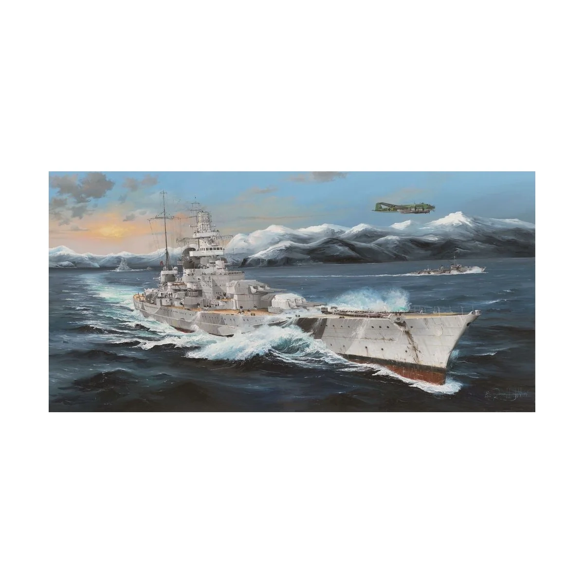 German Scharnhorst Battleship, 1/200 - Trumpeter 03715