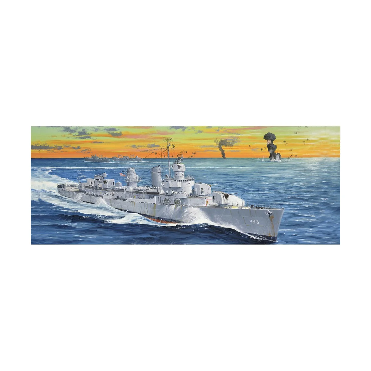 USS Fletcher DD-445, 1/200 - Trumpeter 03723 USS Fletcher DD-445, 1/200 - Trumpeter 03723