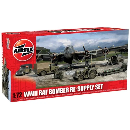 WWII Bomber Re-Supply Set, 1/72 - Airfix A05330 WWII Bomber Re-Supply Set, 1/72 - Airfix A05330
