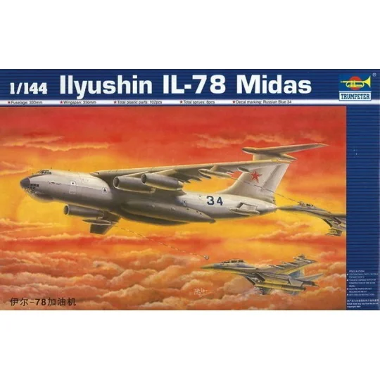 Iljushin IL-78 Midas, 1/144 - Trumpeter 03902 Iljushin IL-78 Midas, 1/144 - Trumpeter 03902