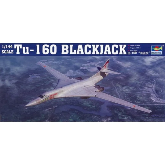 Tupolev Tu-160 BlackJack Bomber, 1/144 - Trumpeter 03906 Tupolev Tu-160 BlackJack Bomber, 1/144 - Trumpeter 03906