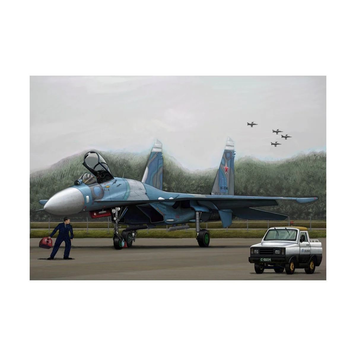 Russian SU-27 Flanker B, 1/144 - Trumpeter 03909 Russian SU-27 Flanker B, 1/144 - Trumpeter 03909
