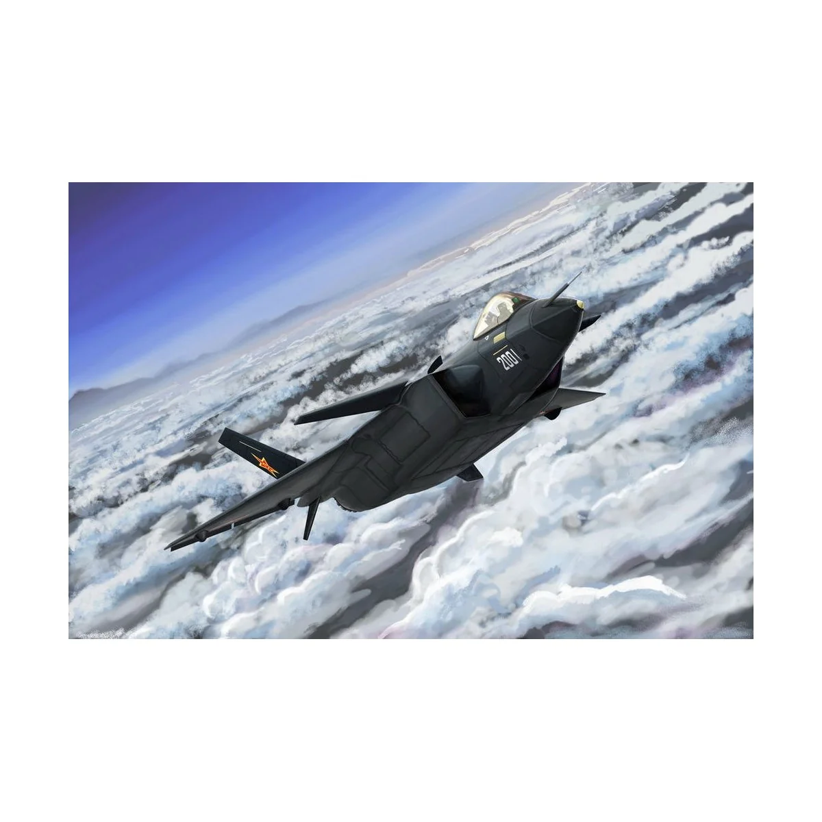 Chinese J-20 Mighty Dragon, 1/144 - Trumpeter 03923 Chinese J-20 Mighty Dragon, 1/144 - Trumpeter 03923