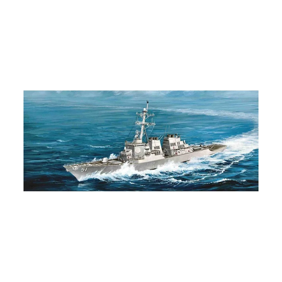 USS Arleigh Burke DDG-5, 1/350 - Trumpeter 04523 USS Arleigh Burke DDG-5, 1/350 - Trumpeter 04523
