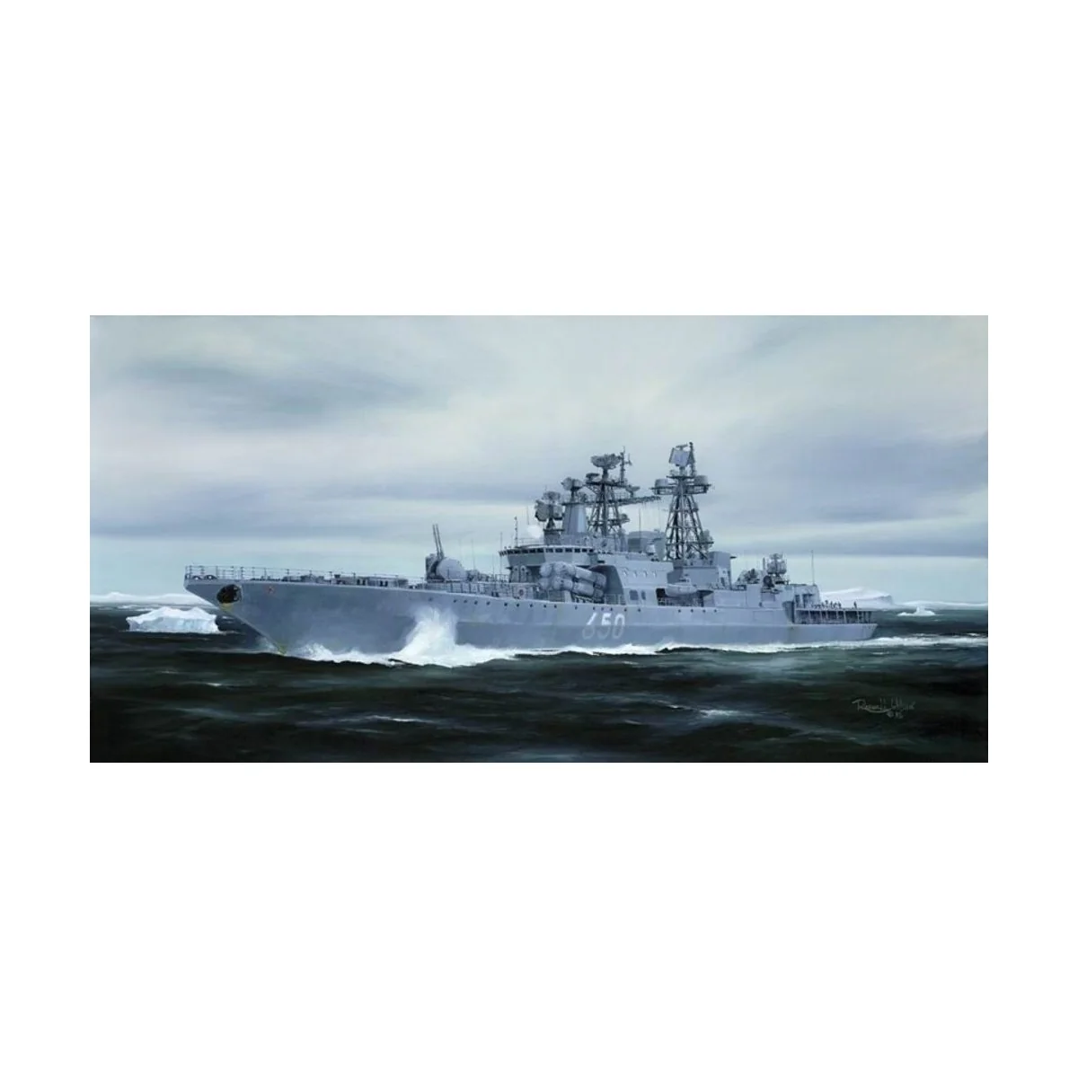 Admiral Chabanenko Udaloy II Class Destroyer, 1/350 - Trumpeter 04531