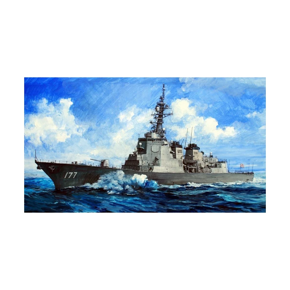 JMSDF DDG-177 Atago destroyer, 1/350 - Trumpeter 04536
